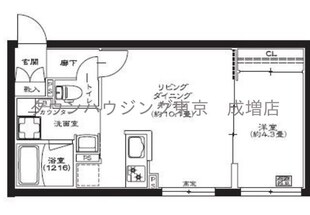 ジェノヴィア板橋区役所前の物件間取画像